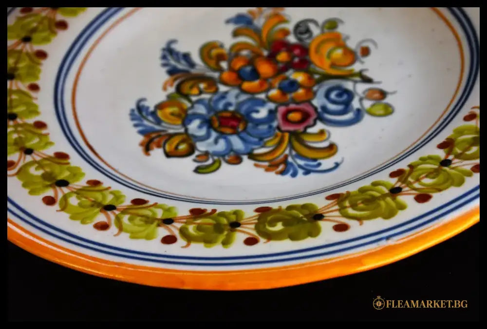 Керамична чиния Талавера де ла Рейна - Испания - antique