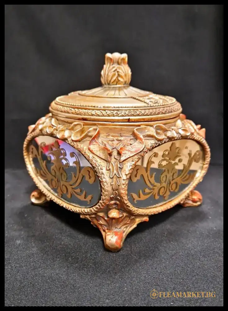 Керамична кутия с вградени огледала - antique