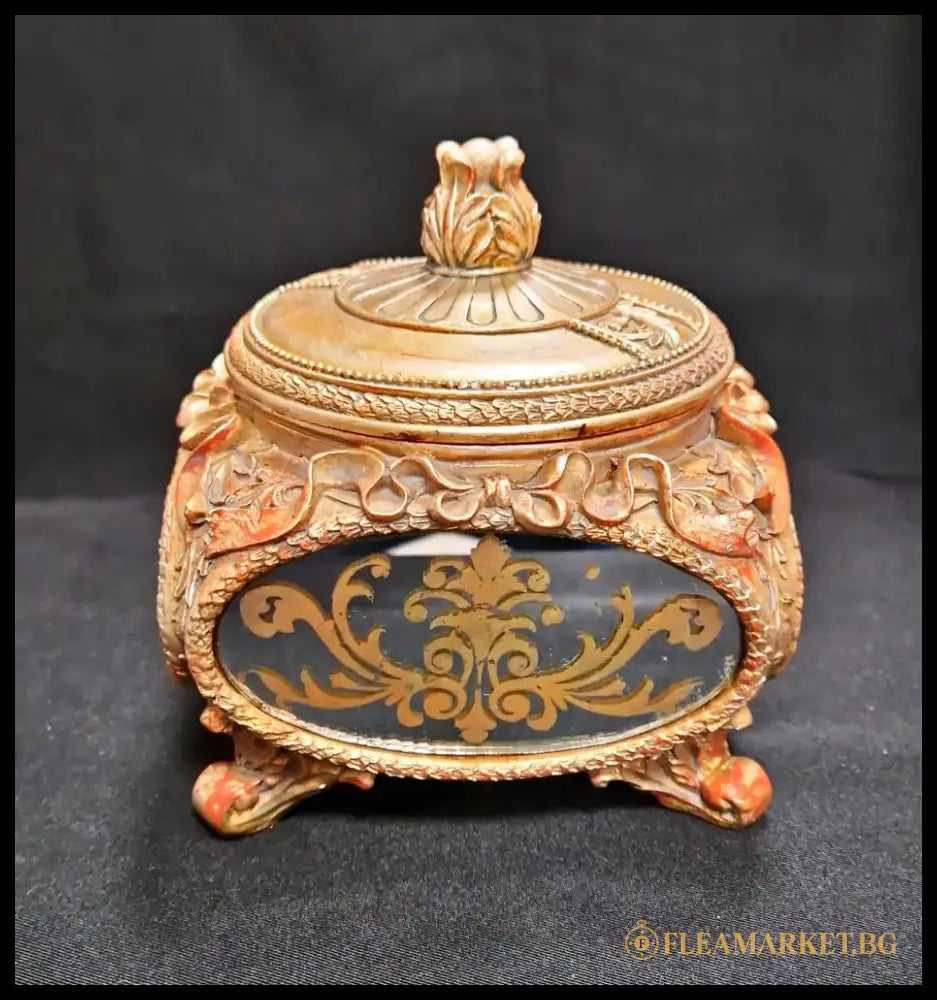Керамична кутия с вградени огледала - antique