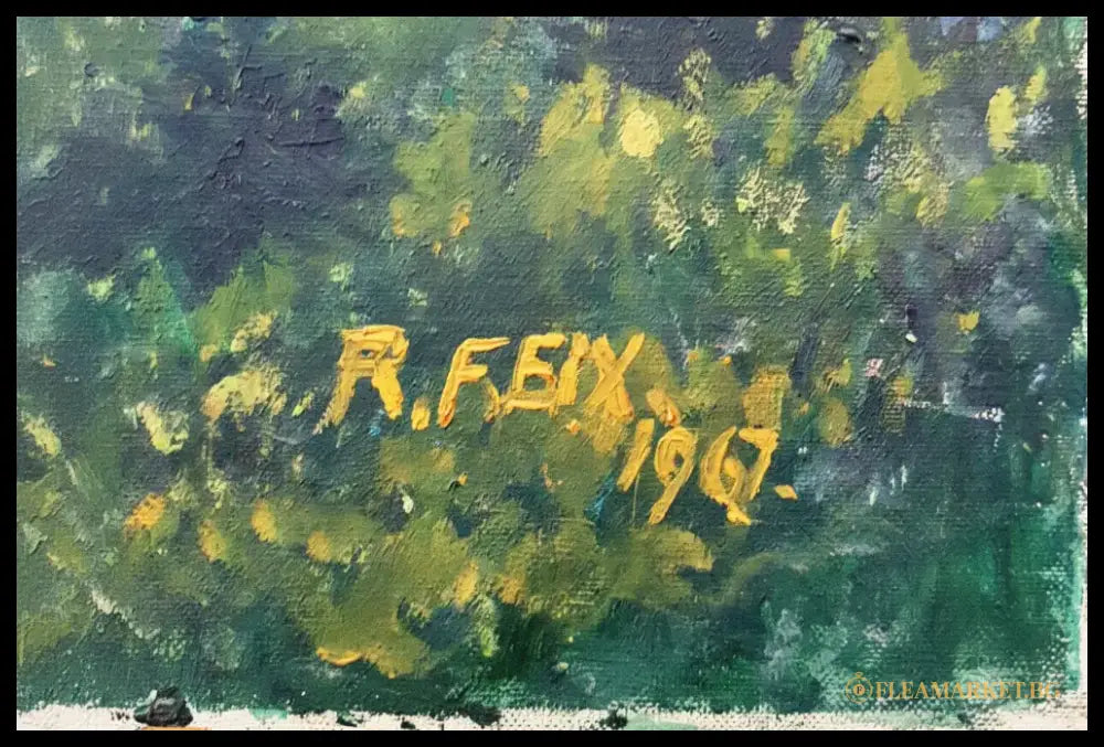 Зимна планина, R. Feix — гръб