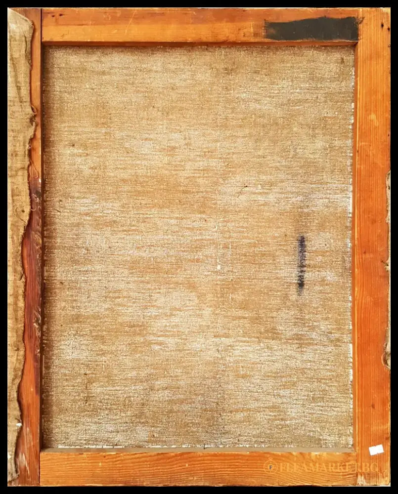 Класически портрет на момиче- масло от неизвестен автор (1168) - Картина