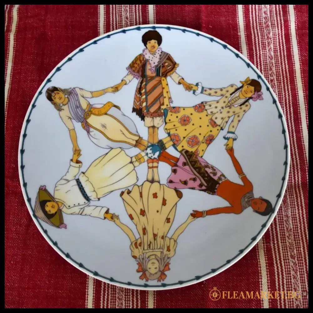 Колекционна чиния ’Международна година на детето’ - ’Villeroy & Boch’ - antique