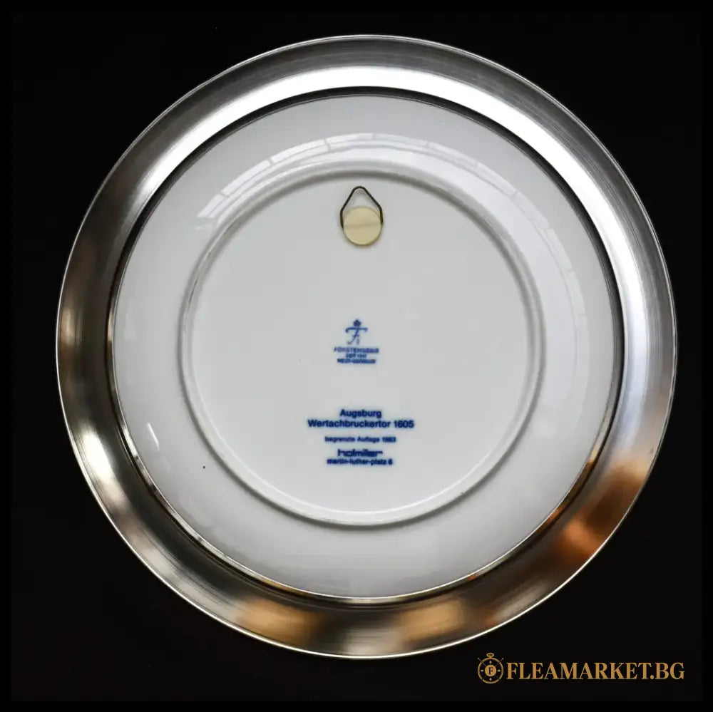 Колекционна чиния на Fürstenberg - antique