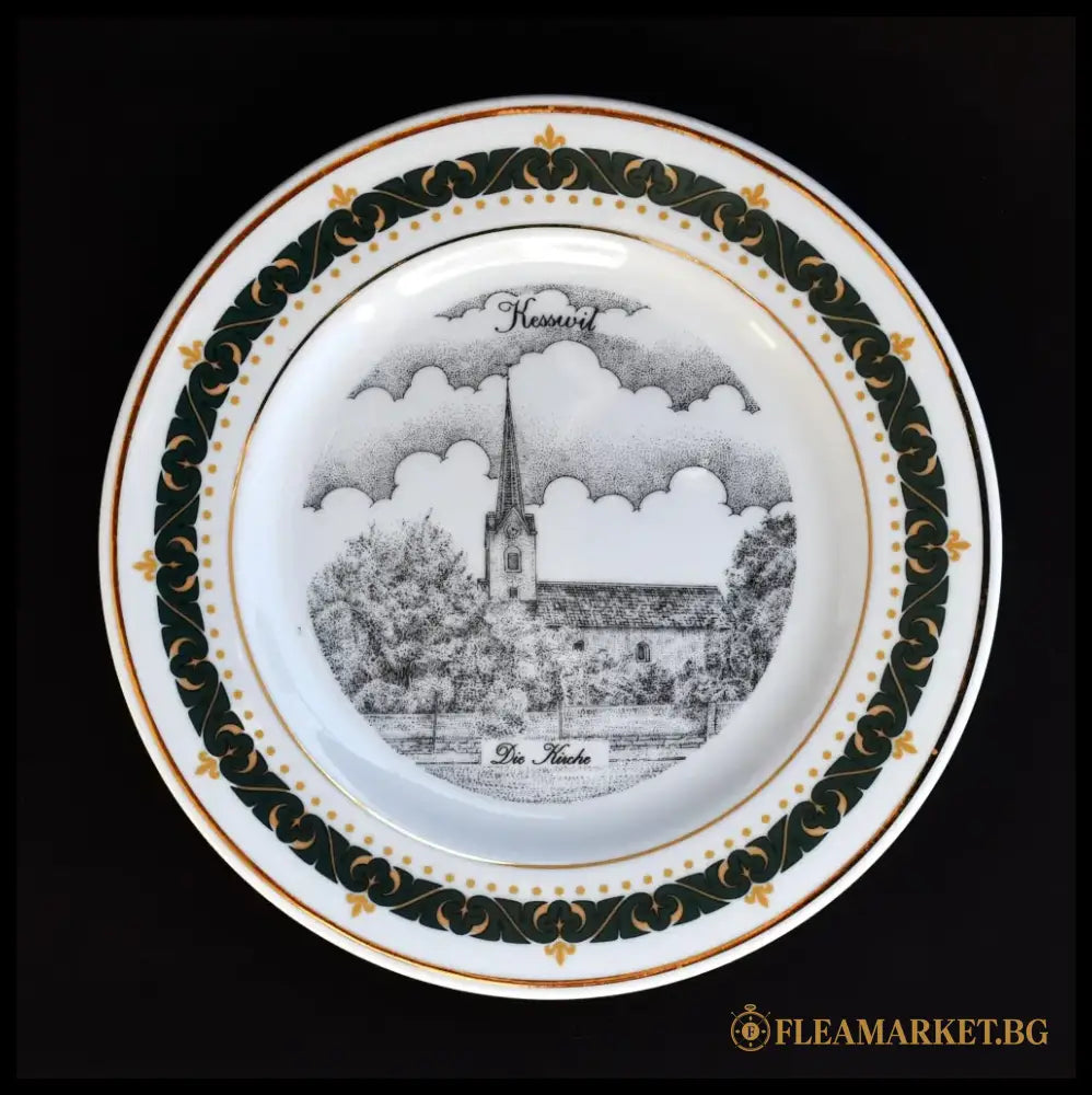 Колекционна чиния №1 Швейцария - antique