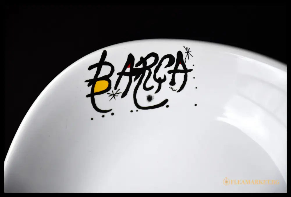 Колекционна декоративна чиния Joan Miro - FC Barcelona XL Art 2005 (092207261320) - Декоративна чиния