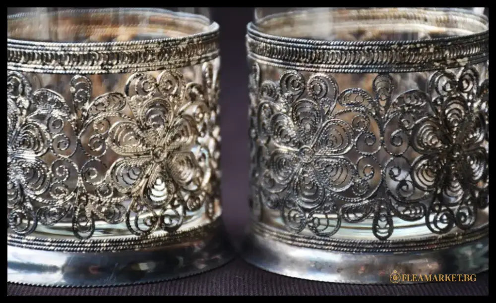 Комплект от два винтидж сета за чай - СССР - antique
