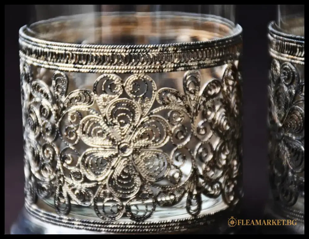 Комплект от два винтидж сета за чай - СССР - antique