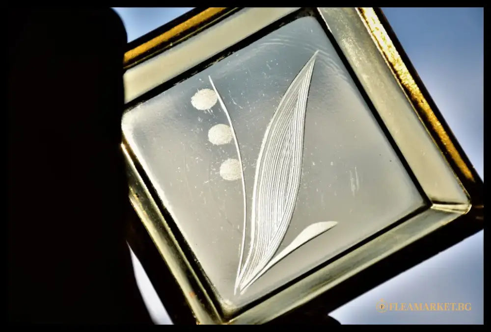 Комплект подложки за чаши Art Deco - ръчно гравирани - antique