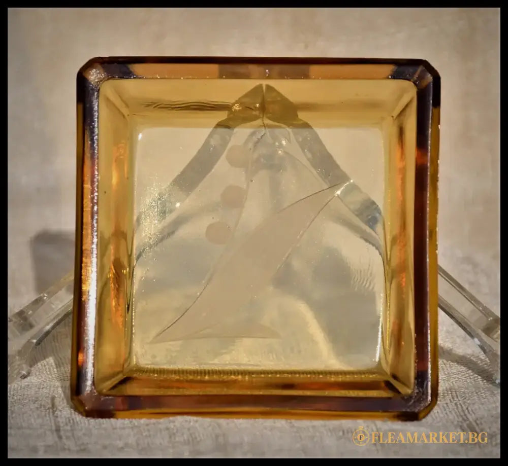 Комплект подложки за чаши Art Deco - ръчно гравирани - antique