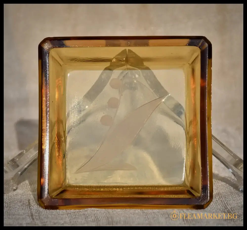 Комплект подложки за чаши Art Deco - ръчно гравирани - antique