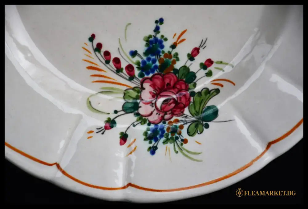 Комплект ръчно рисувани италиански чинии на M. Lupi - antique