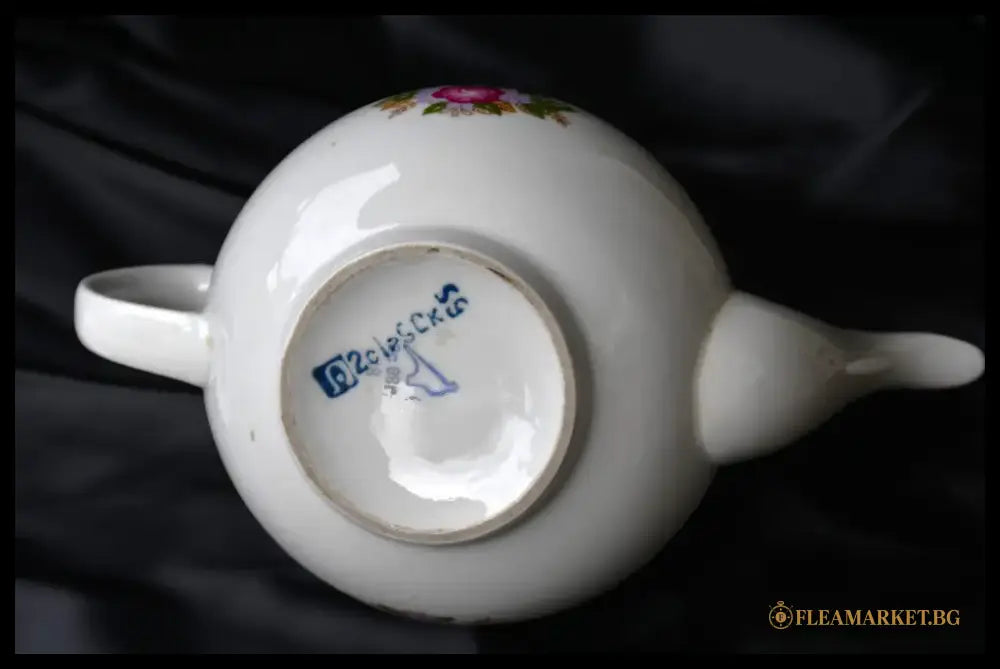 Красив винтидж чайник от СССР - Дулево - antique
