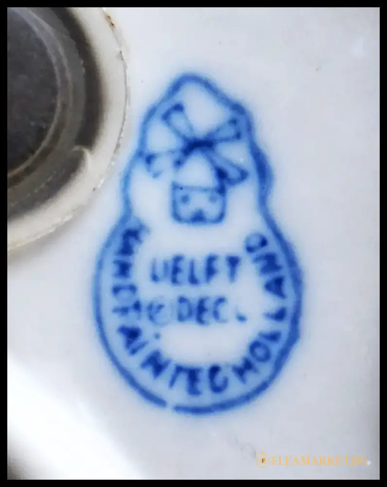 Крава-солница Delft - antique