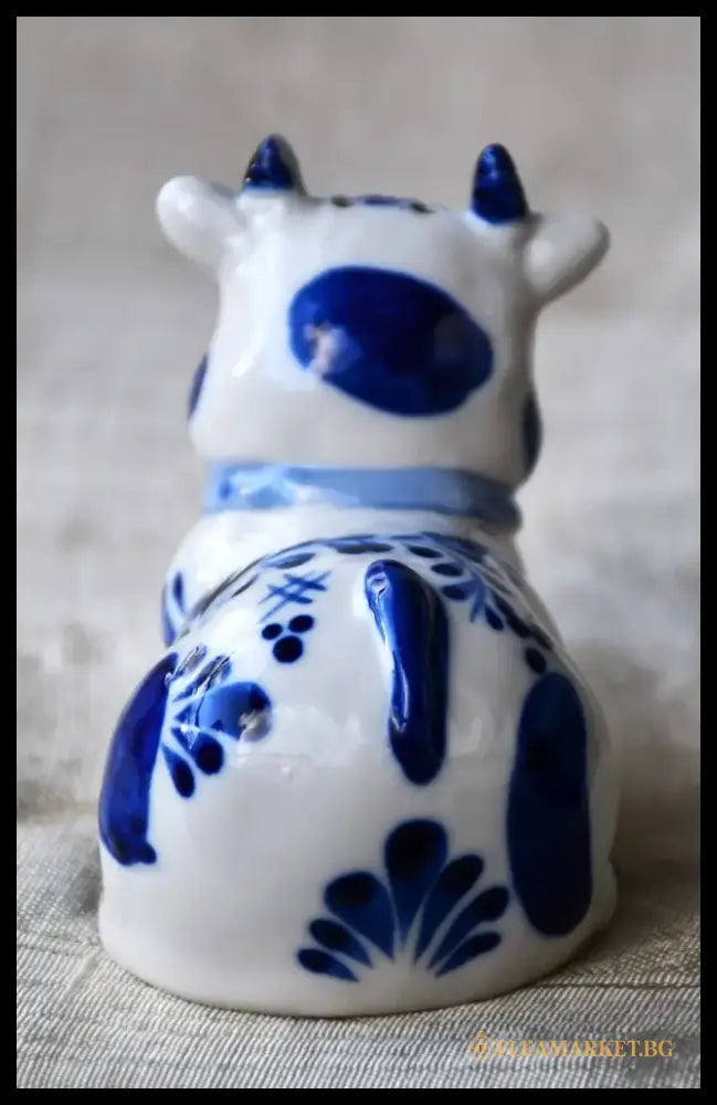 Крава-солница Delft - antique