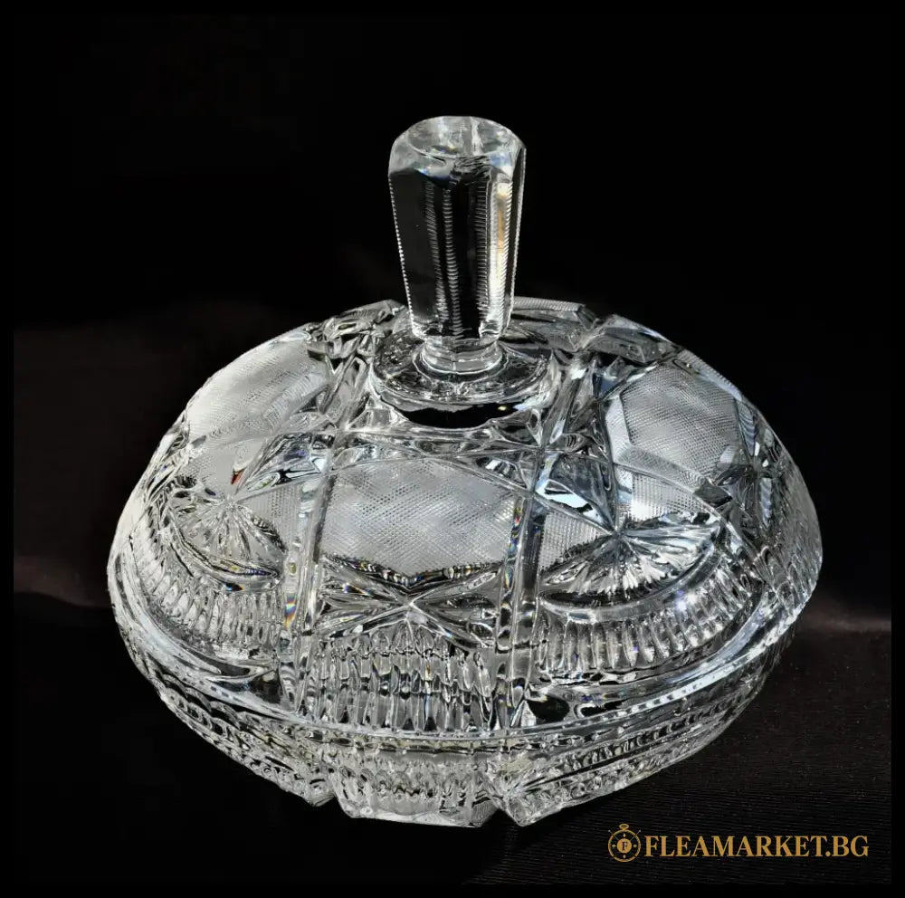 Кристална винтидж бомбониера (2 кг.) - antique