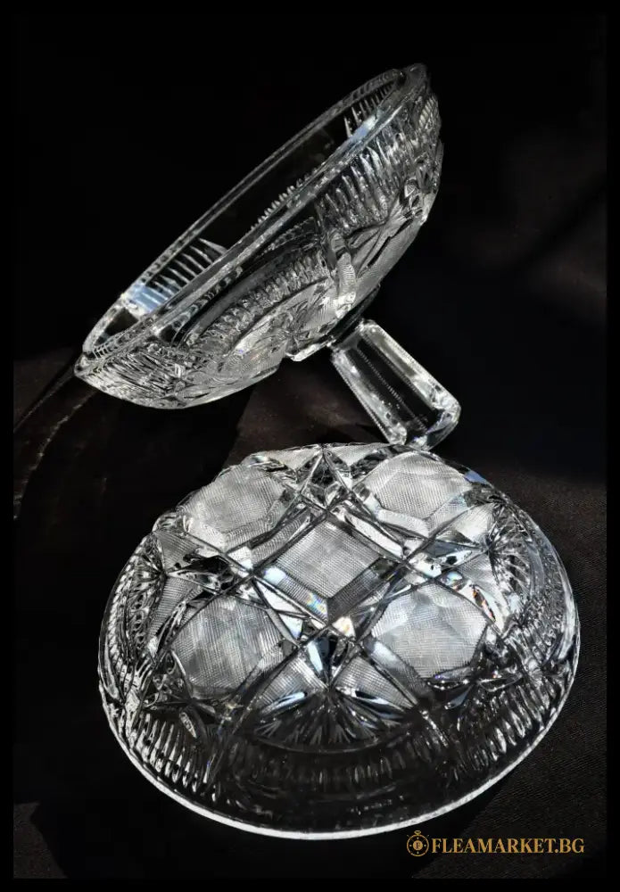 Кристална винтидж бомбониера (2 кг.) - antique