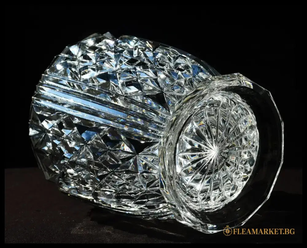 Кристална винтидж ваза Art Deco - antique