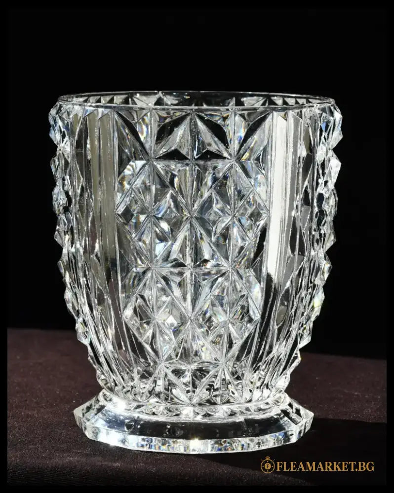Кристална винтидж ваза Art Deco - antique