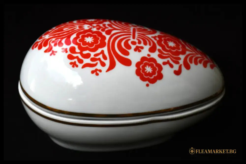 Кутия за бижута ’Alföldi’ Унгария. Порцелан. - antique