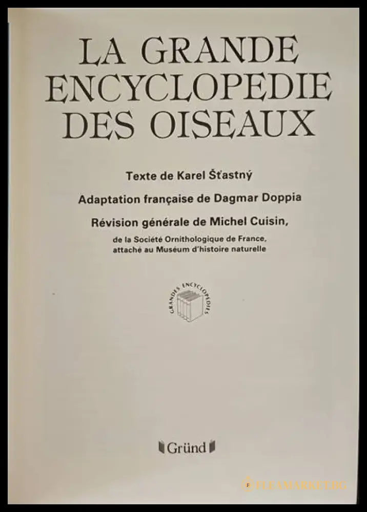 La grande ensyclopedie des oiseaux - Книги