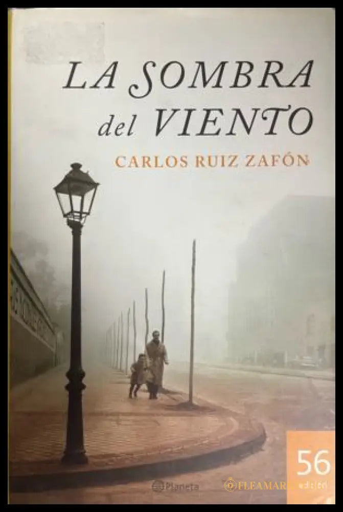 Корица на La sombra del viento от Carlos Ruiz Zafón