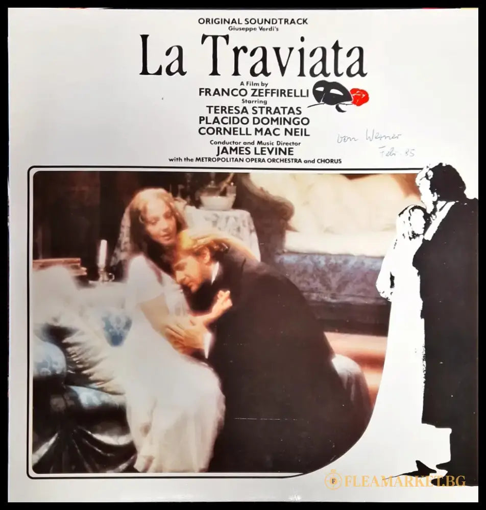 La Traviata - Original Soundtrack. Starring: Teresa Stratas Placido Domingo Cornell Mac Neil/2 плочи - antique