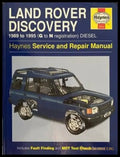 Land Rover Discovery 1989 to 1995 (G to N registration) Diesel Service and Repair Manual - Книги