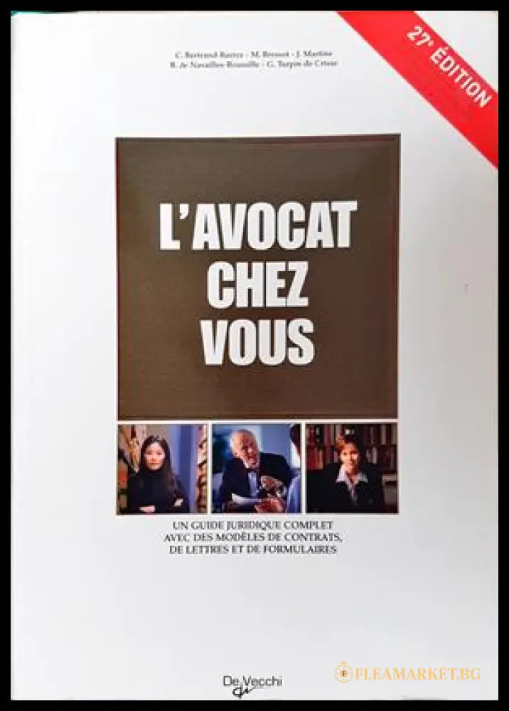 L'avocat chez vous - De Vecchi
