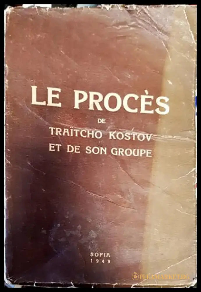 Le proces de Traitcho Kostov et de son groupe - Книги