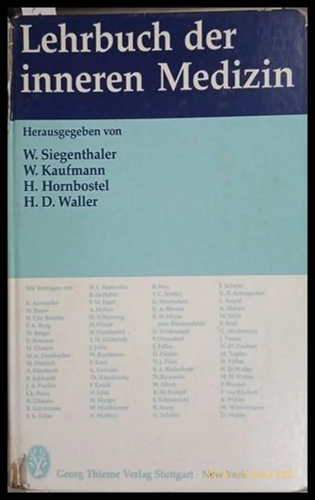 Lehrbuch der inneren Medizin – Siegenthaler, Kaufmann, Hornbostel, Waller