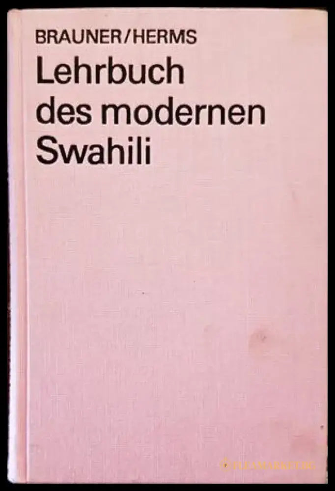 Lehrbuch des modernen Swahili - Книги