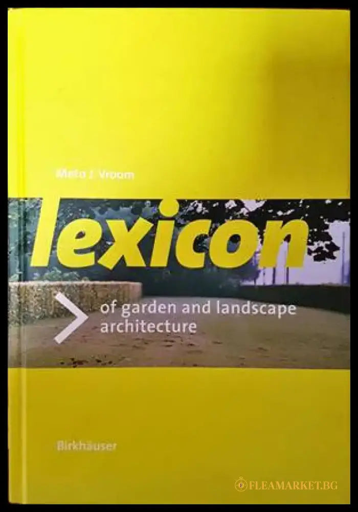Lexicon of garden and landscape architecture - Книги