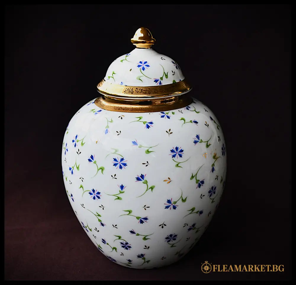 Limoges Barbeau - детайл флорален декор
