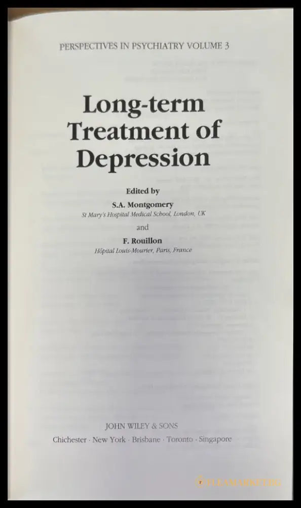 Long-term treatment of depression (1378) - Книга