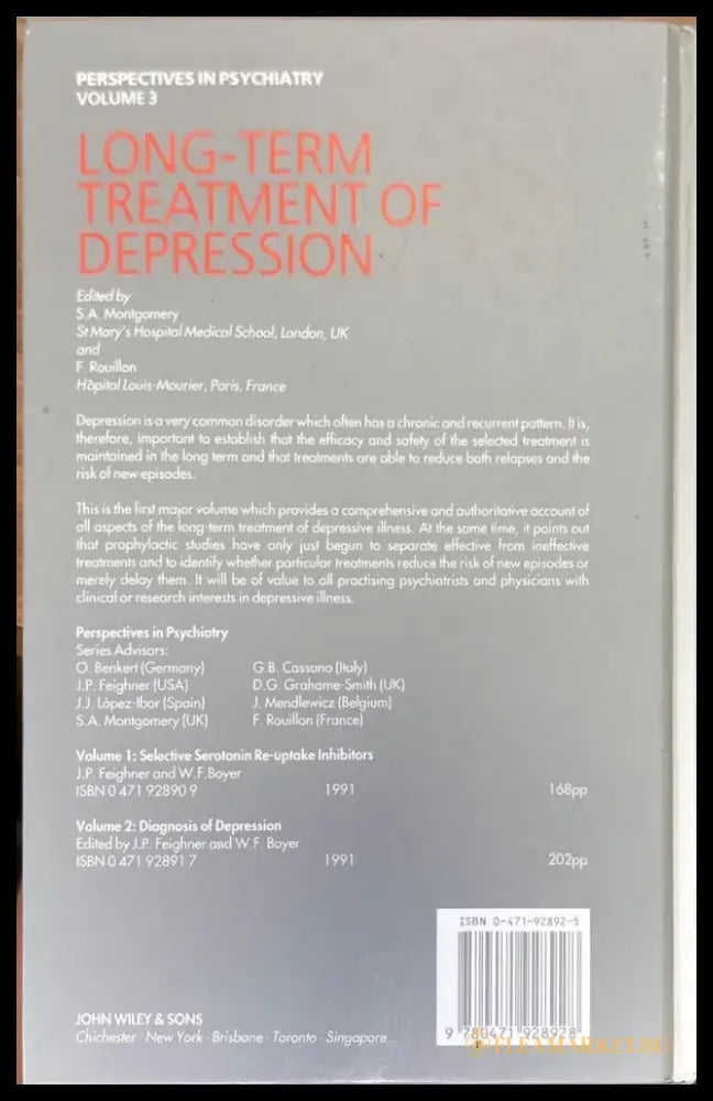 Long-term treatment of depression - Книги