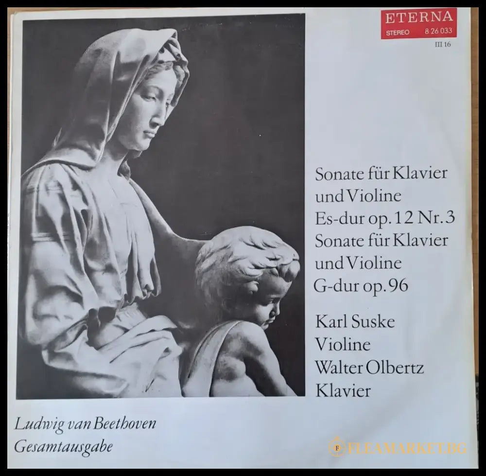 Ludwig van Beethoven: Sonate fur Klavier und Violine A-dur op. 12 № 3 и други - antique