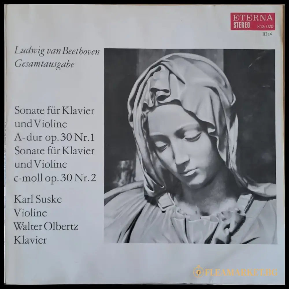 Ludwig van Beethoven: Sonate fur Klavier und Violine A-dur op. 30 № 1 и други - antique