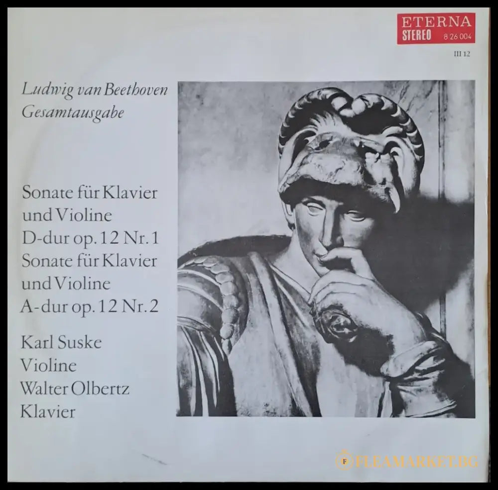Ludwig van Beethoven: Sonate fur Klavier und Violine D-dur op. 12 № 1 и други - antique