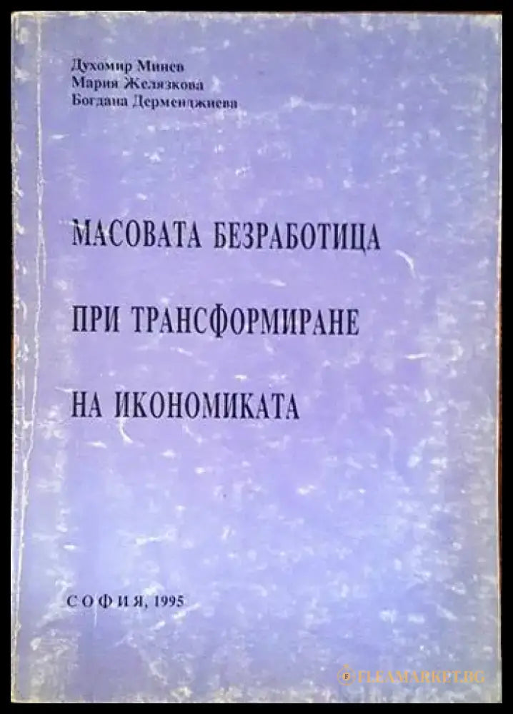 Масовата безработица при трансформиране на икономиката - Книги