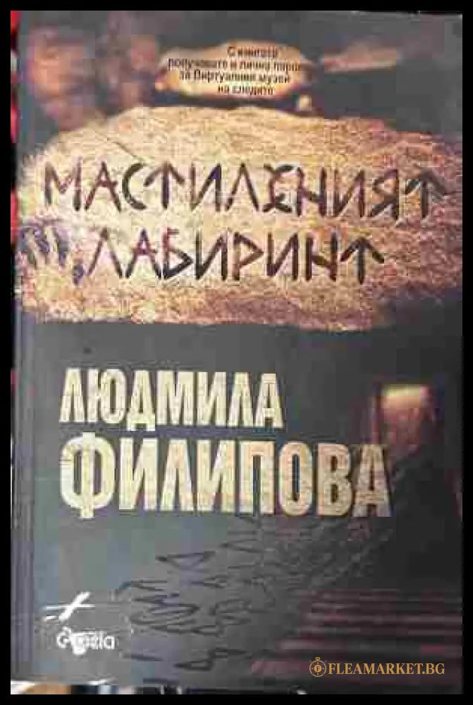 Корица на „Мастиленият лабиринт“ от Людмила Филипова