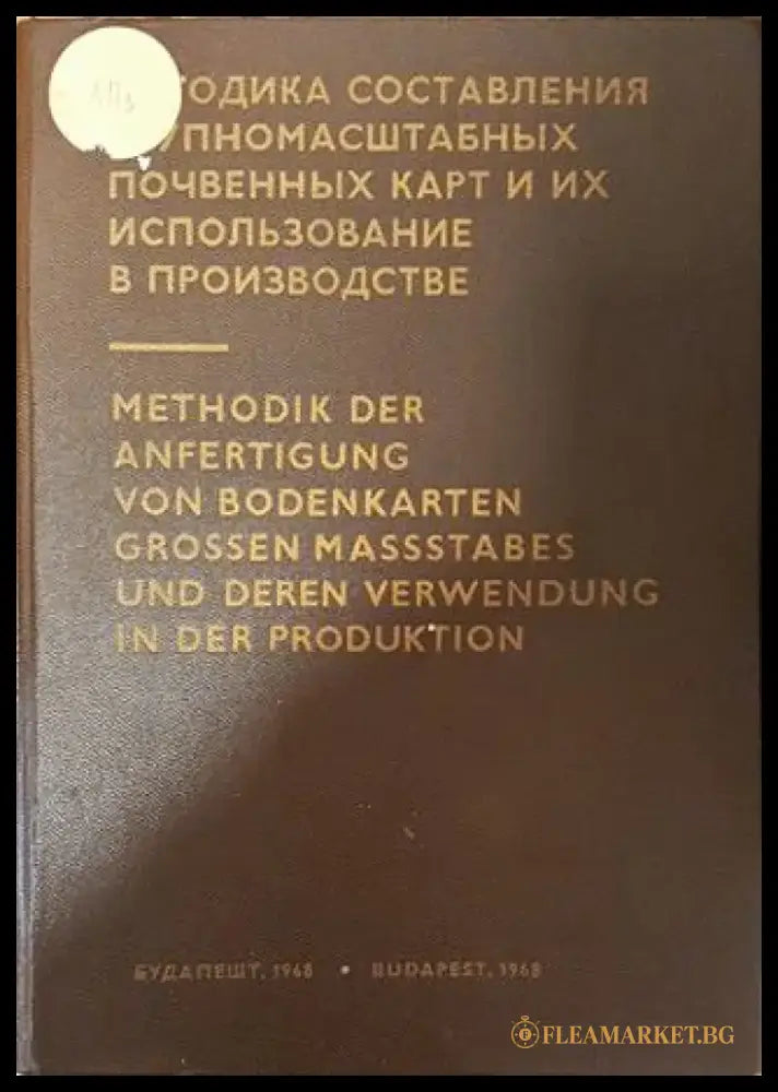 Методика составления крупномасштабных почвенных карт и их использование в производстве - Книга