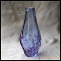 Милослав Клингер - авторска ваза неодимиево стъкло Zelezny Brod Glassworks Чехословакия 1960-те (092207265029)