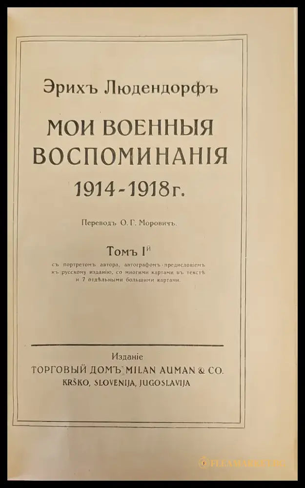 Мои военные воспоминания. Том 1-й (299) - Книга