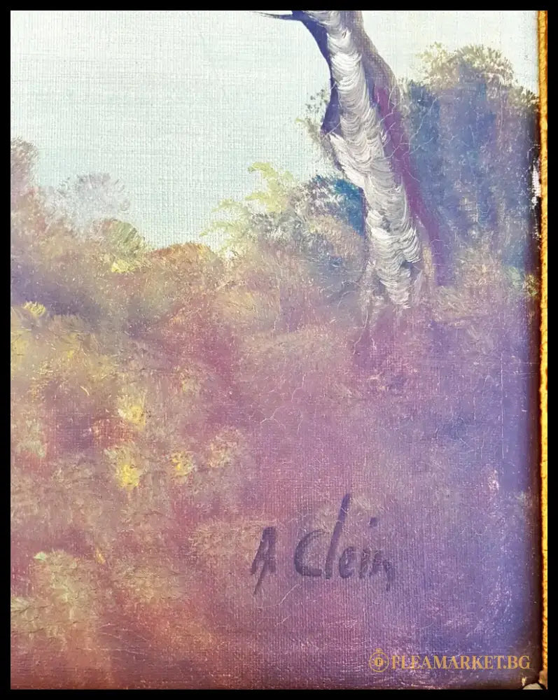 Нидерландски пейзаж с мелница, A. Clein (1114) - Картина