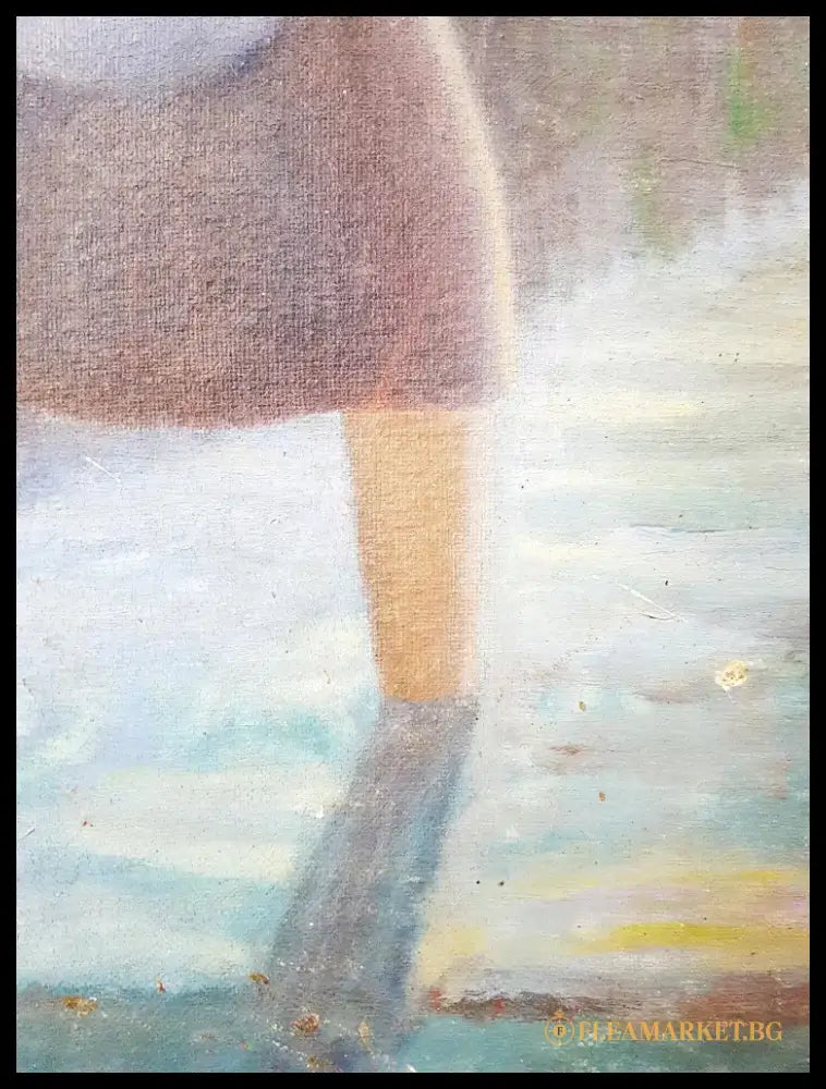 Нощна среща, масло от Г. Георгиев (1206) - Картина