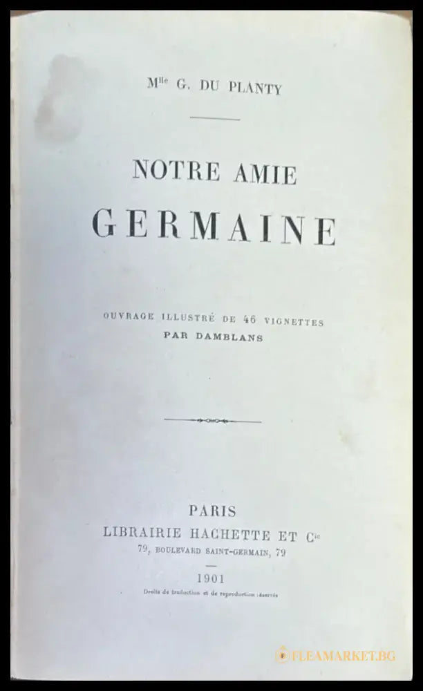 Notre Amire Germaine (342) - Книга