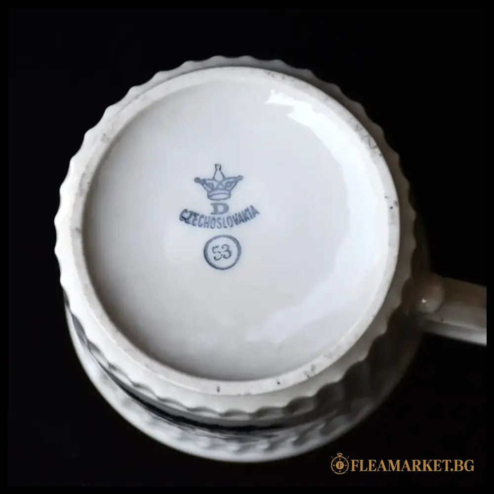 Нов сервиз за чай/кафе на ’Карловарски порцелан’ (6) - antique