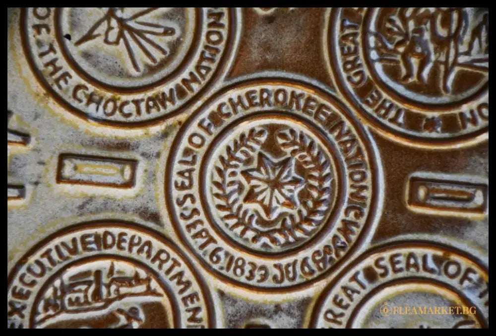 Официален щатски сувенир на Оклахома - antique