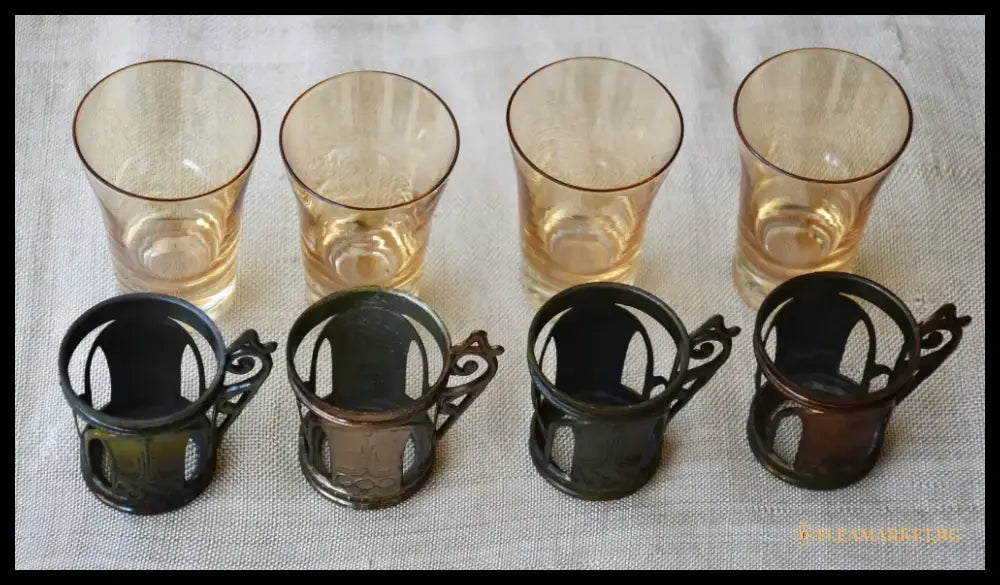 Оригинален олимпийски сервиз за водка - 1980 г. - antique