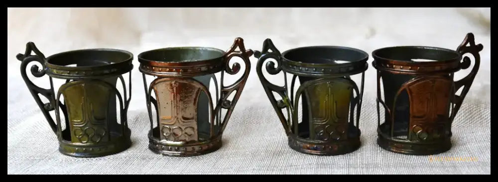 Оригинален олимпийски сервиз за водка - 1980 г. - antique